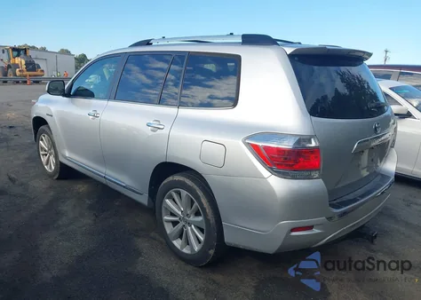 2013 Toyota Highlander Hybrid Limited V6 from USA, damaged, VIN JTEDC3EH3D2011606